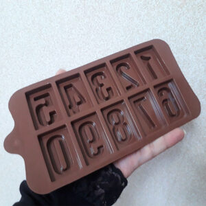 قالب شکلات مدل سیلیکونی طرح اعداد