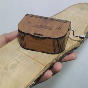 جعبه موزیکال هندلی مدل چوبی