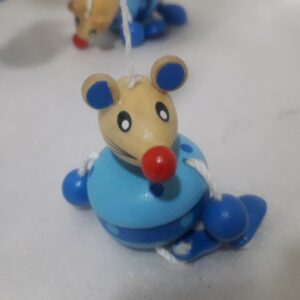 آویز تخت کودک چوبی مدل موش